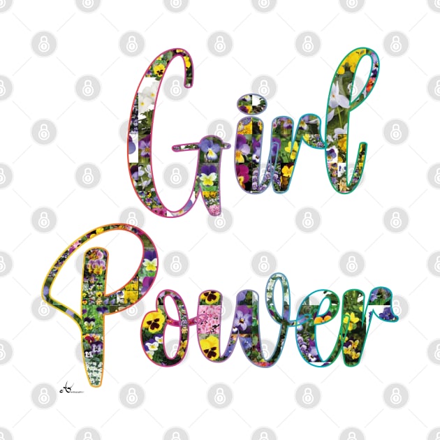Girl Power flower Design by Symbolsandsigns
