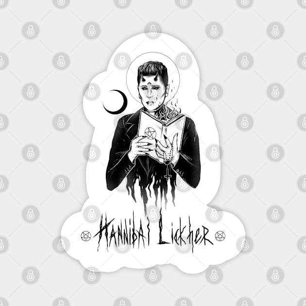 Original Hannibal Lickher Design Magnet by Hannibal Lickher