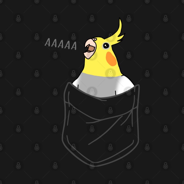 Pocket Cockatiel Screaming by FandomizedRose