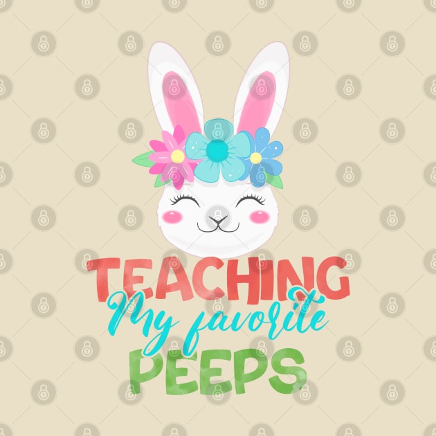 Teaching my favorite Peeps- Cute Funny Bunny Teacher by ARTSYVIBES111