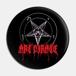 Art Pirate - Black Metal Pin