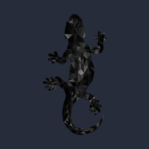 Black Barcelona City Lizard by XOOXOO