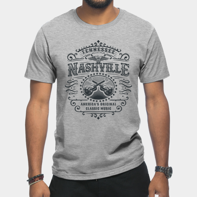 Discover Nashville Tennessee America's Classic Music - Nashville - T-Shirt