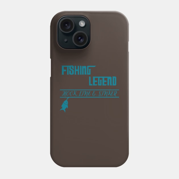 Fishing Legend Phone Case by Rissenprints