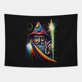 The Wiz - (Black Light - Version 2) Tapestry