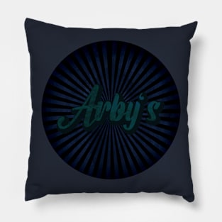 vintage arby's Pillow