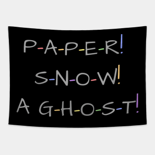 Paper! Snow! A Ghost! Tapestry