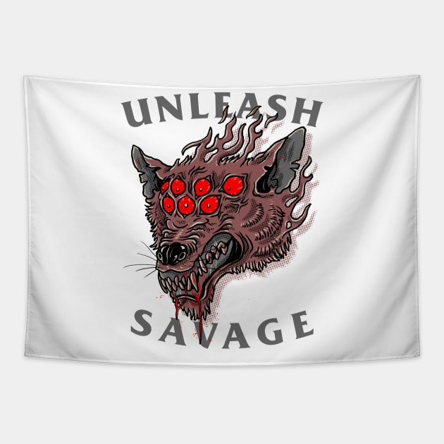 unleash savage Tapestry by bakubakoh