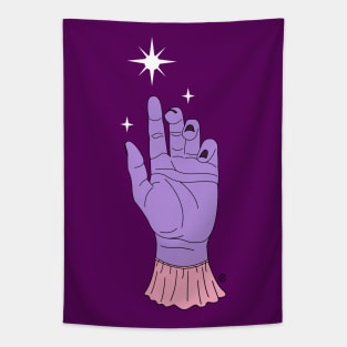 Hand of magic Tapestry