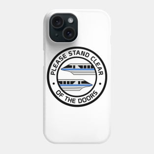 MonorailStandClearBlue Phone Case