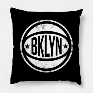 Brooklyn Retro Ball - Black Pillow