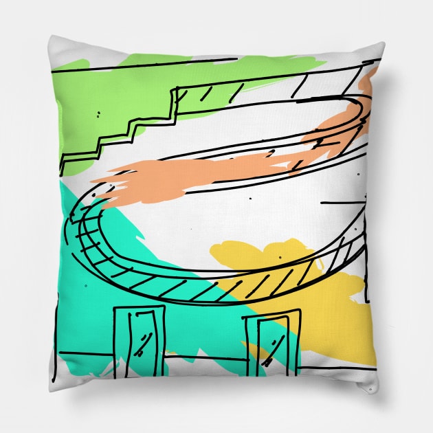 Sketch 6 Pillow by Hariessy_Studio