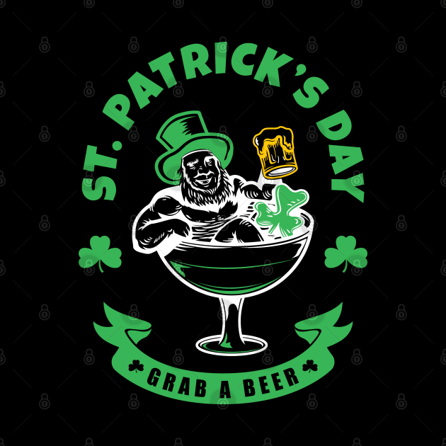 St. Patrick`s day Grab a Beer by Lin-Eve