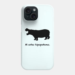 Mi estas hipopotamo Phone Case