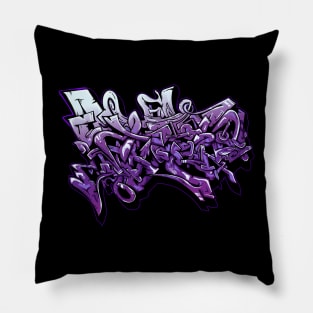 Wild Style Graffiti Pillow