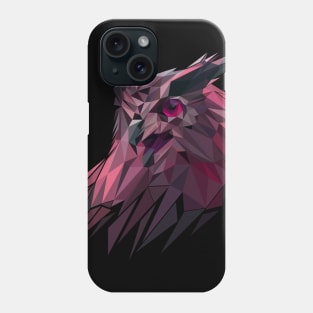 Owl polygonal Phone Case