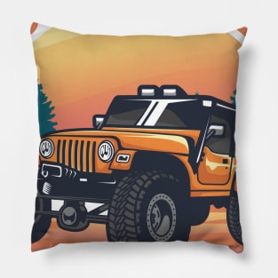 Duck Duck Jeep Pillow