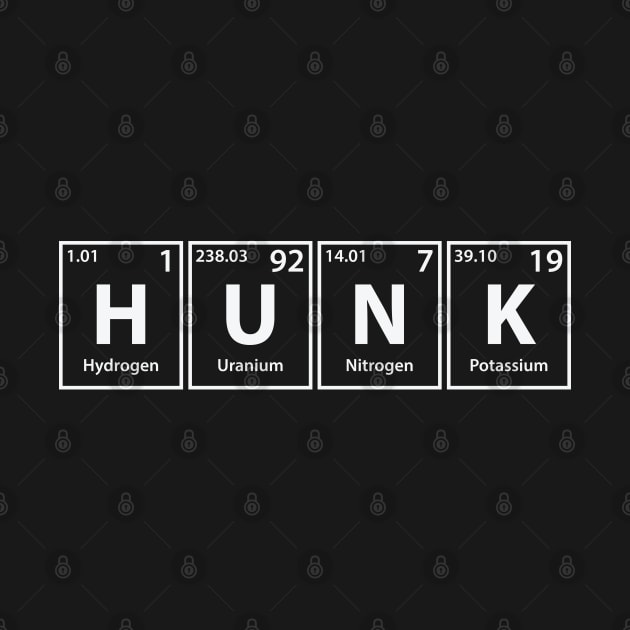 Hunk (H-U-N-K) Periodic Elements Spelling by cerebrands