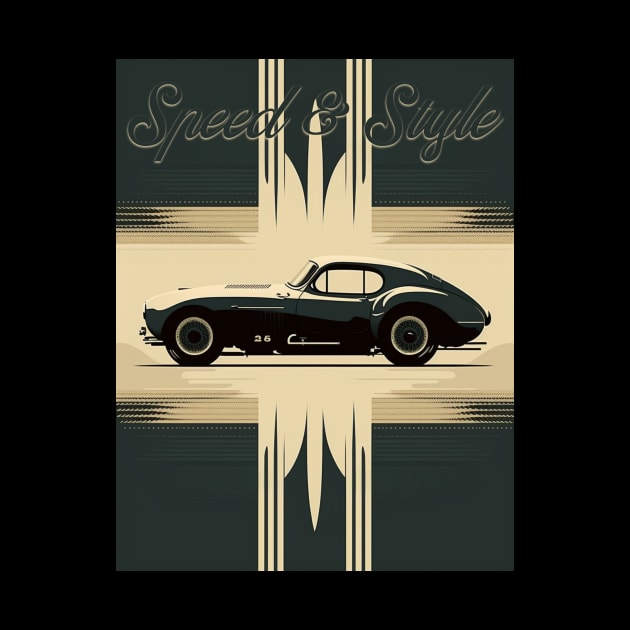 Speed & Style: A Tribute to Classic European Sports Cars by Stupid Coffee Designs