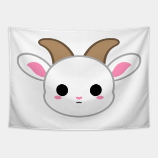 Cute White Goat Tapestry