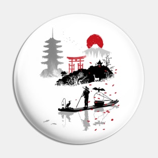 Japanese fisherman Pin