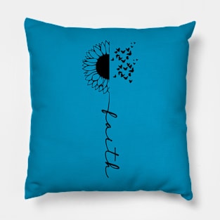 Faith Flower Pillow