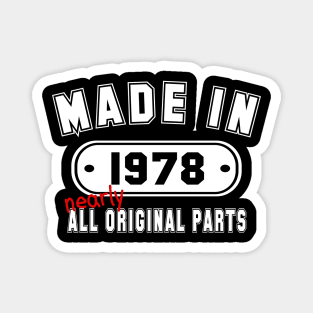 Made In 1978 Nearly All Original Parts Magnet