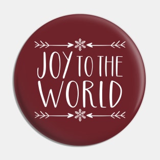 Joy to the world Pin