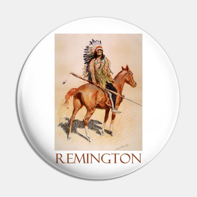 A Sioux Chief by Frederic Remington Pin by Naves