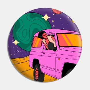 Planet ride Pin