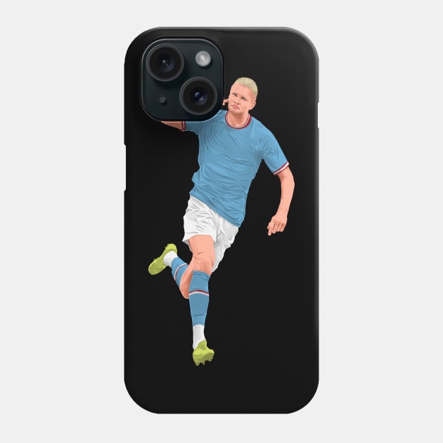 Erling Haaland Phone Case by Arissetyo