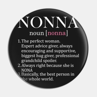 Nonna Definition Pin