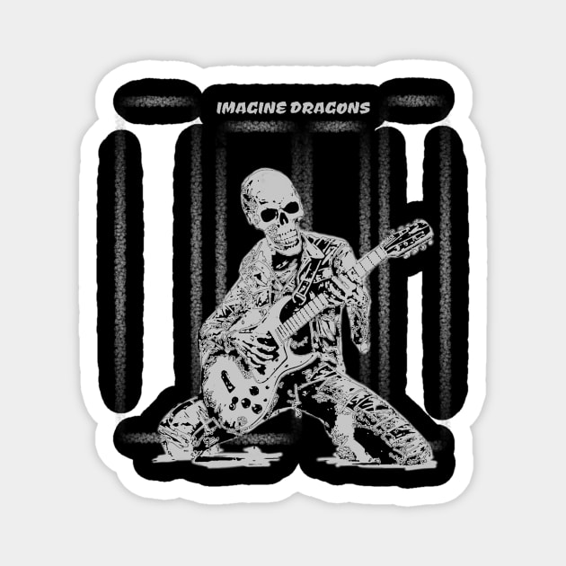 Skull sound id Magnet by Marylin2