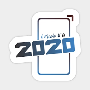 Showcase Step-out i made it to 2020 Design Blue Gradient Magnet