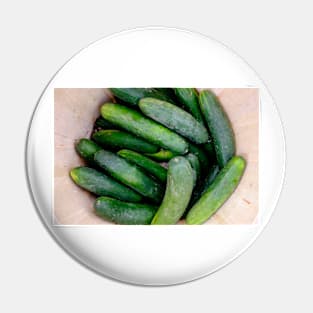 Cucumbers In Basket Pin