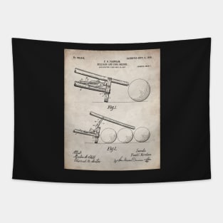 Pool Bridge Patent - Pool Art - Antique Tapestry