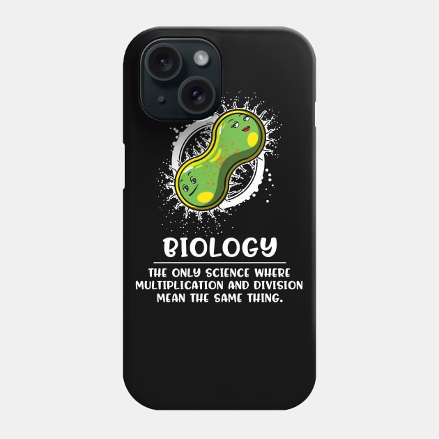 Biology Science Multiplication Phone Case by underheaven