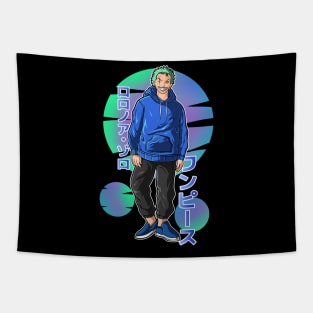 One Piece Roronoa Zoro Action Tapestry