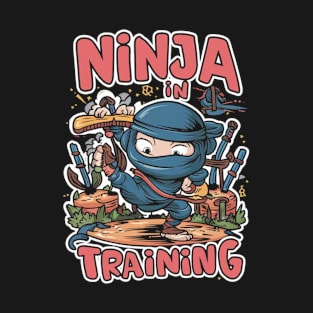 Ninja in Training - Funny Kawaii Ninja T-Shirt