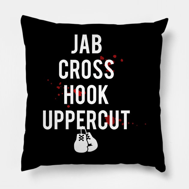 Uppercut Kickboxing Boxing MMA Fighting Pillow by merchmafia