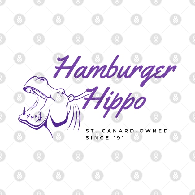 Hamburger Hippo by Amores Patos 