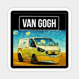 Transit Van Gogh Magnet