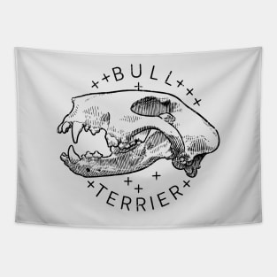 Skull of bull terrier Tapestry