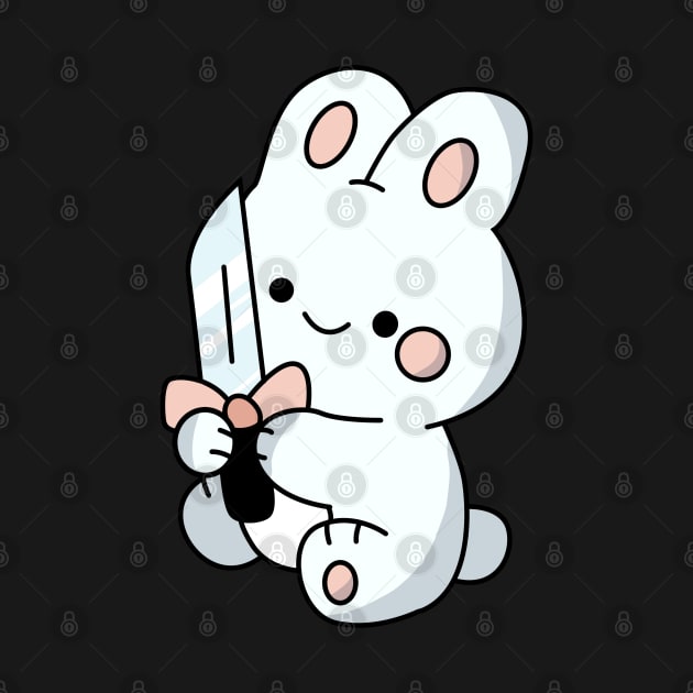 Funny bunny, with knife! by Anime Meme's