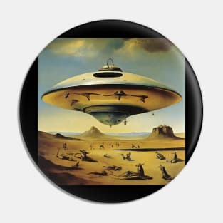 UFO by Dalí Pin