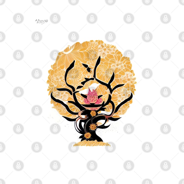 gold tree by Greenbubble