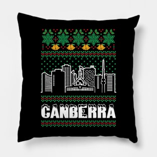 Canberra Australia Ugly Christmas Pillow