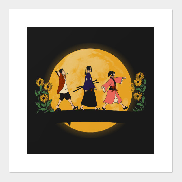 Get Wallpaper Himawari No Yoru Samurai Champloo Poster E Stampa Artistica For iPhone Free
