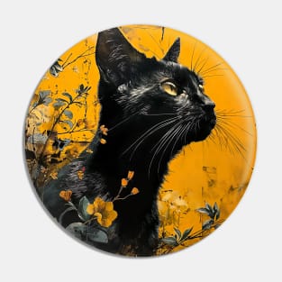 Black Cat Pin