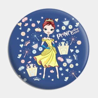 Beautiful fashion girl princess Pin